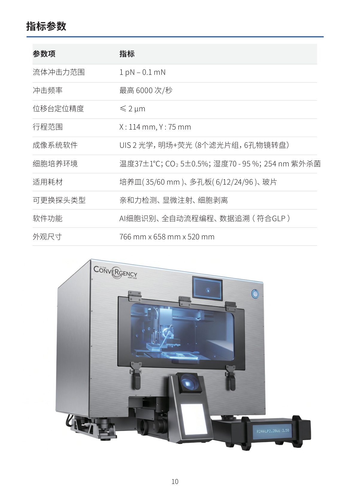 Cytosonics 手册 第11页
